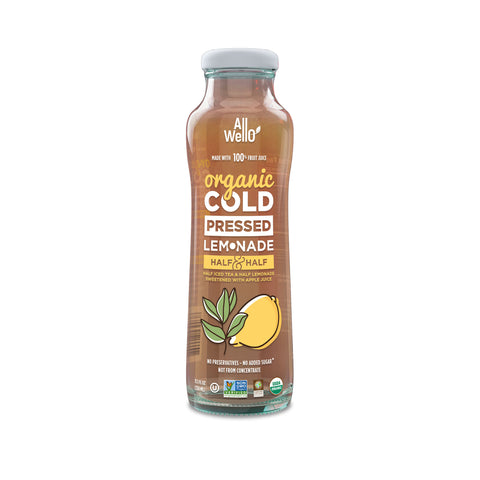 Organic Cold-Pressed Half Iced Tea & Half Lemonade - 6 or 12 PK