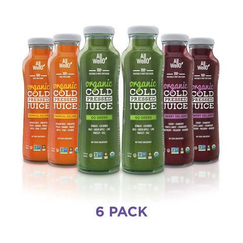pack of healthy juices