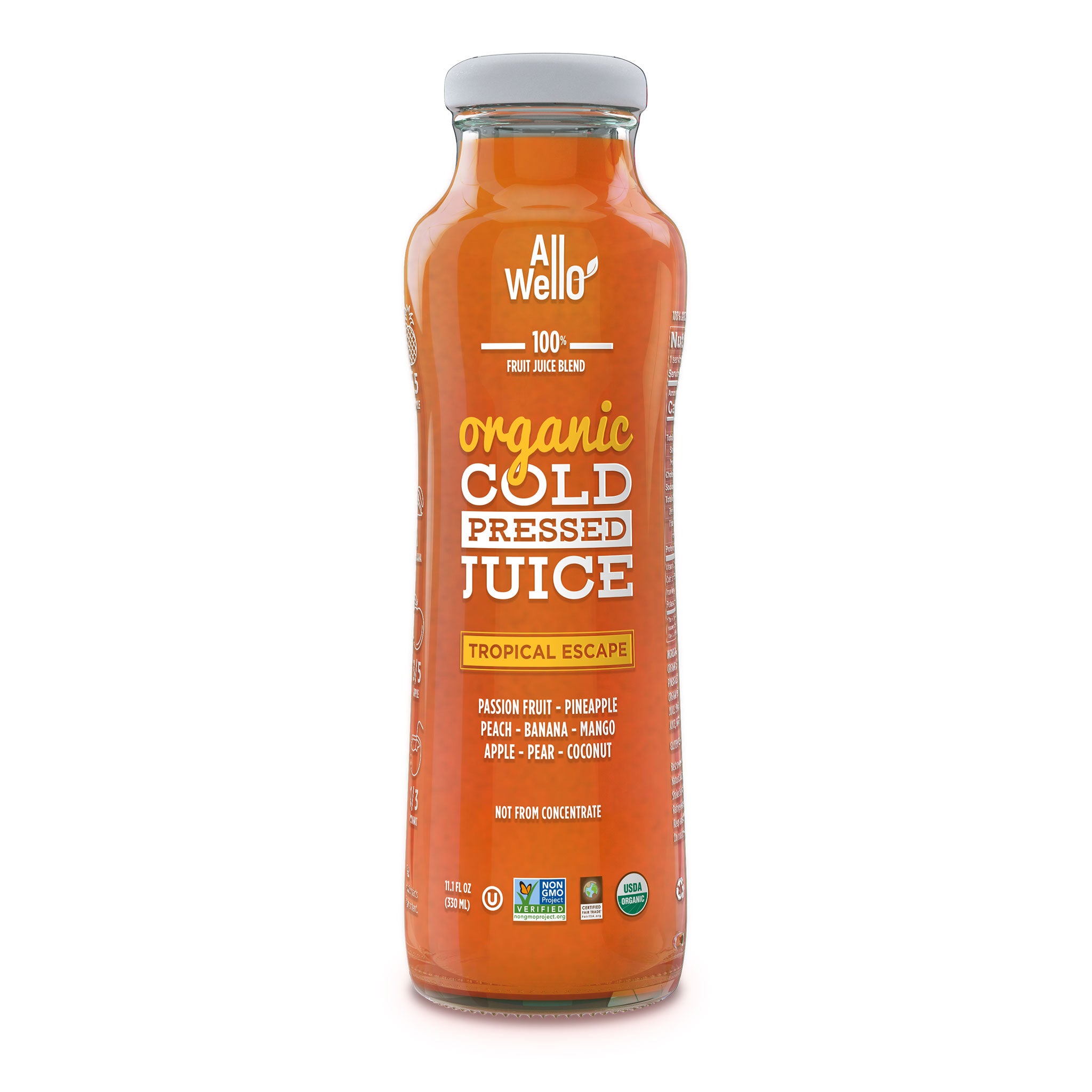 Tropical Escape Natural and Organic Cold-Pressed Juice