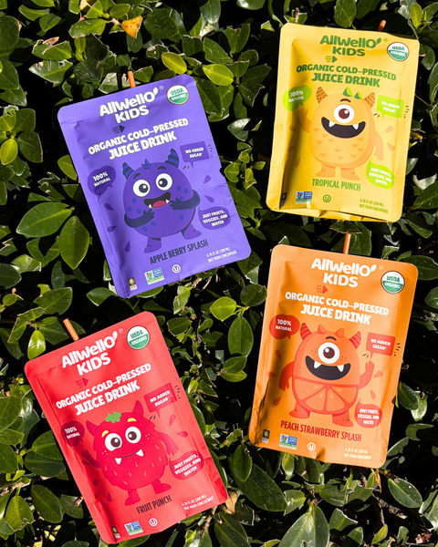 AllWellO Kids Organic Cold-Pressed Juice Variety Pack- 20 PK