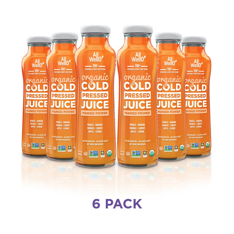 Organic Mango Power Cold-Pressed Juice - 6 or 12 PK