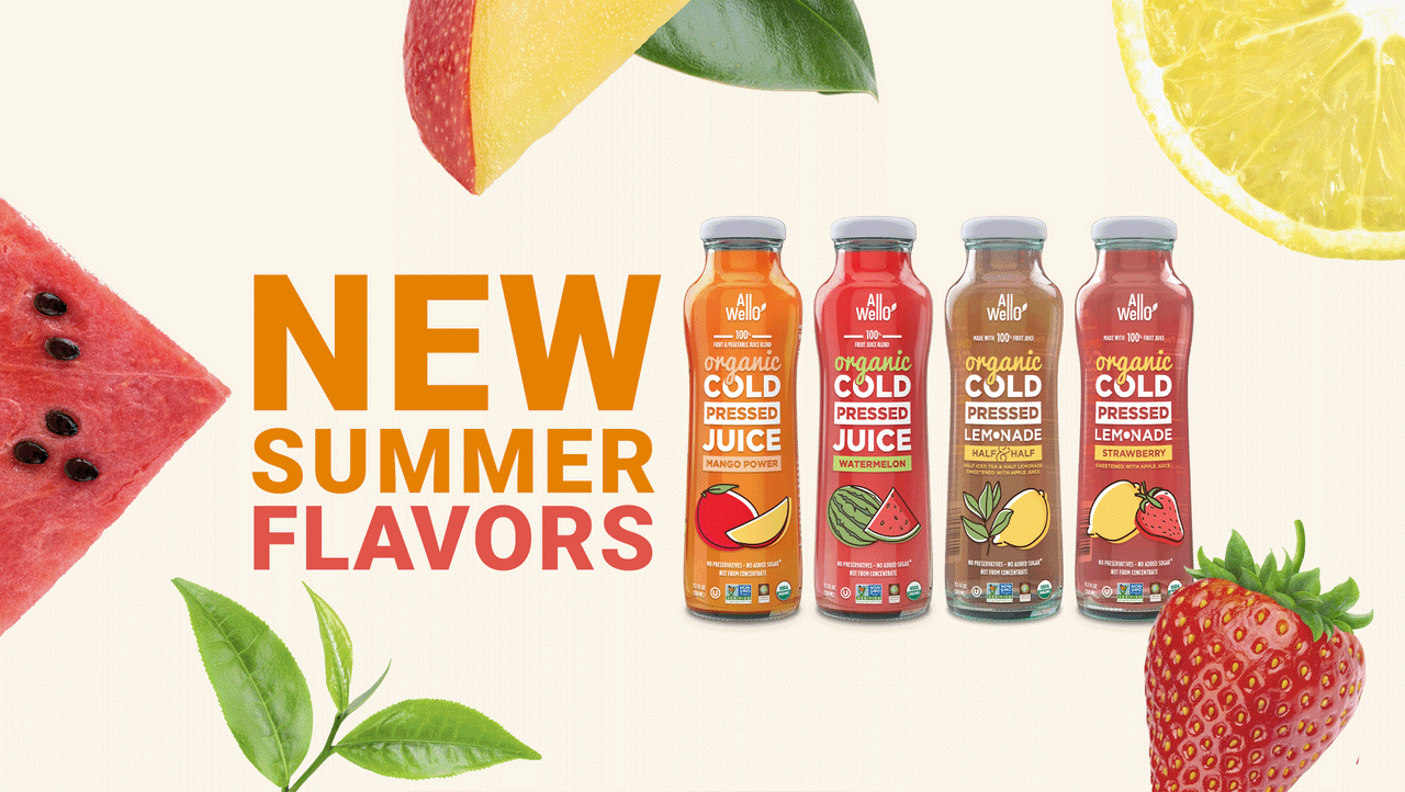 AllWellO Organic ColdPressed Juices & Wellness Shots