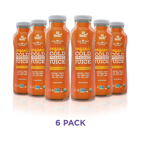 pack of organic tropical juices